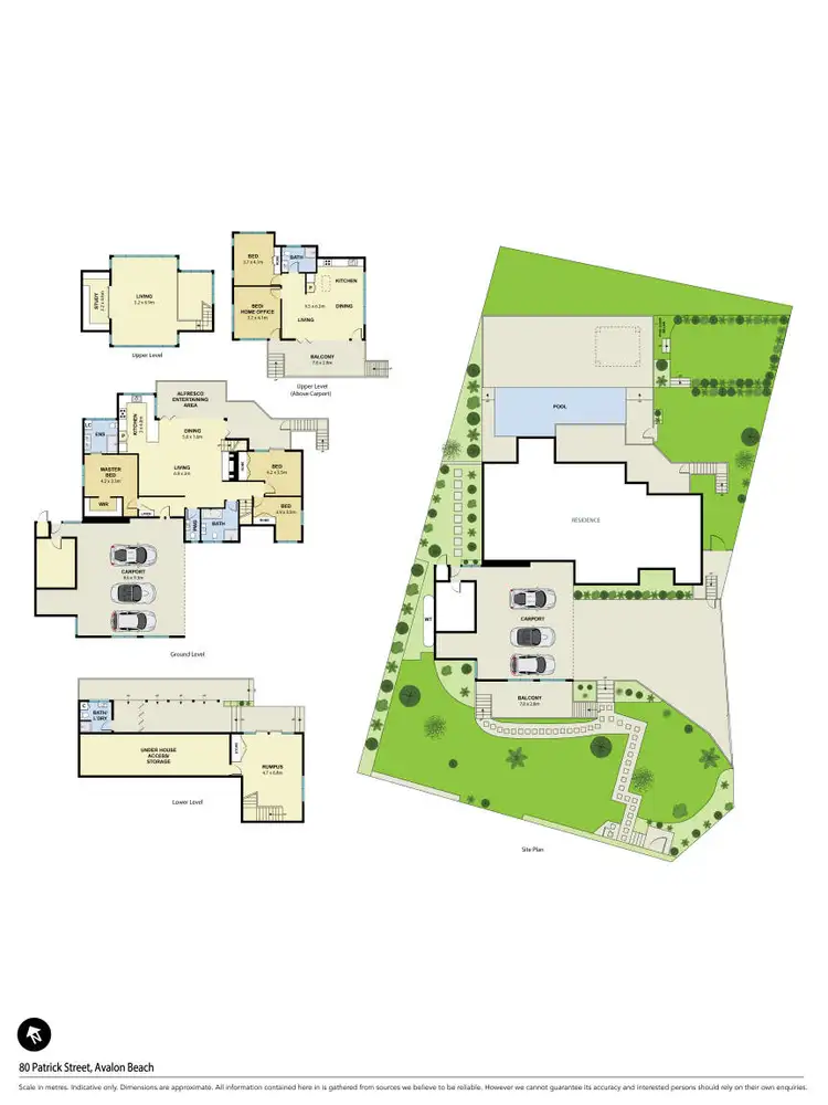 Floorplan of Homely house listing, 80 Patrick Street, Avalon Beach NSW 2107