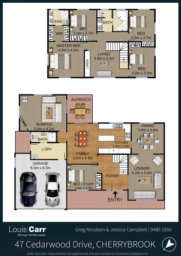 Floorplan of Homely house listing, 47 Cedarwood Drive, Cherrybrook NSW 2126