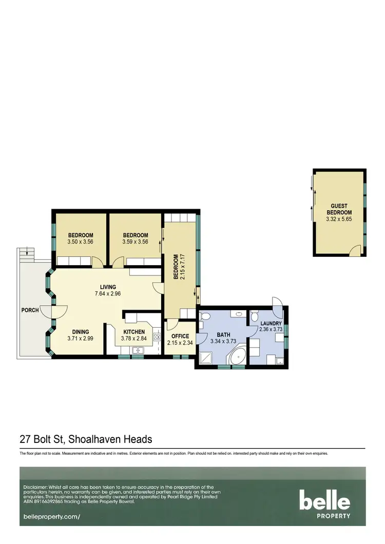 Floorplan of Homely house listing, 27 Bolt Street, Shoalhaven Heads NSW 2535