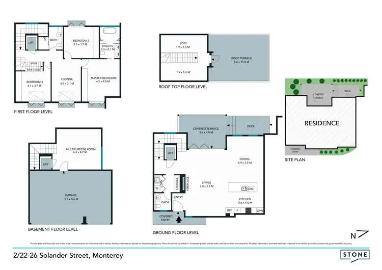 Floorplan of Homely townhouse listing, 2/22-26 Solander Street, Monterey NSW 2217