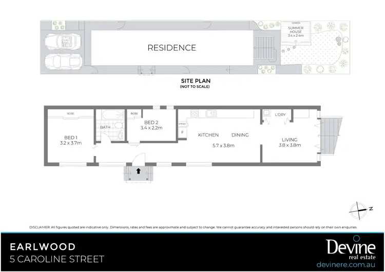 Floorplan of Homely house listing, 5 Caroline Street, Earlwood NSW 2206