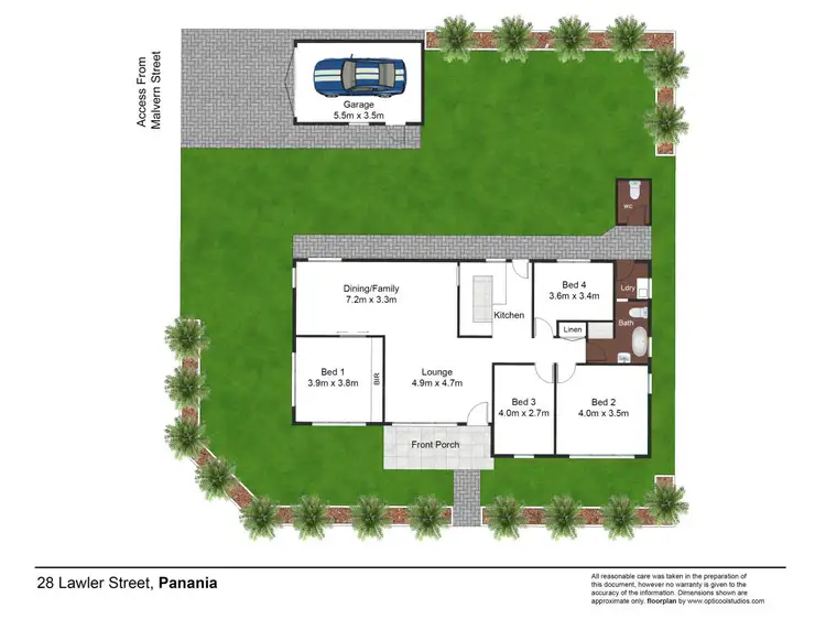 Floorplan of Homely house listing, 28 Lawler Street, Panania NSW 2213