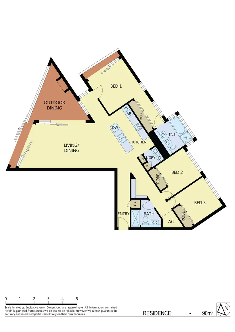 Floorplan of Homely apartment listing, 4D/2 Distillery Drive, Pyrmont NSW 2009