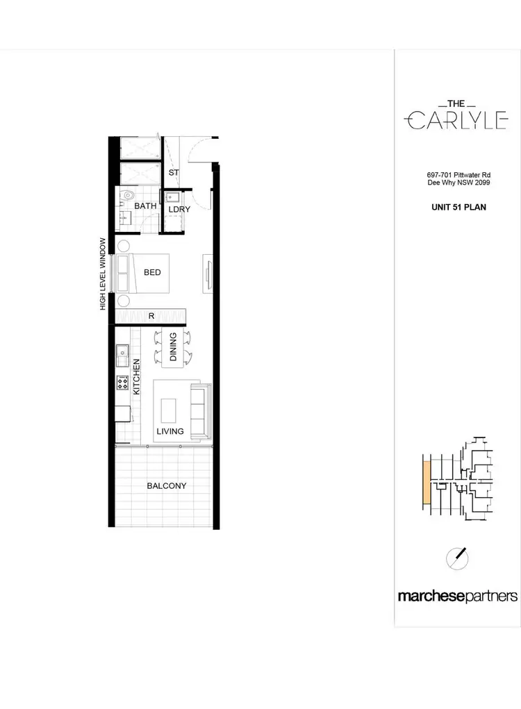 Floorplan of Homely apartment listing, 507A/697 Pittwater Road, Dee Why NSW 2099