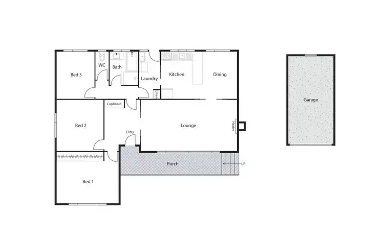 Floorplan of Homely house listing, 3 Propsting Street, Curtin ACT 2605