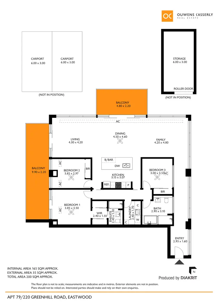 Floorplan of Homely apartment listing, 79/220 Greenhill Road, Eastwood SA 5063