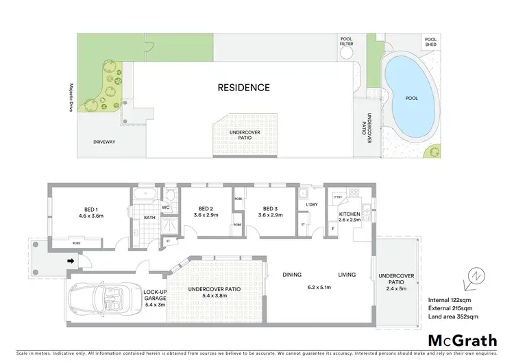 Floorplan of Homely house listing, 15 Majestic Drive, Kirwan QLD 4817