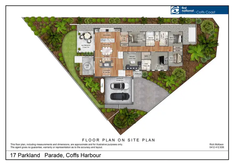 Floorplan of Homely house listing, 17 Parkland Parade, Coffs Harbour NSW 2450