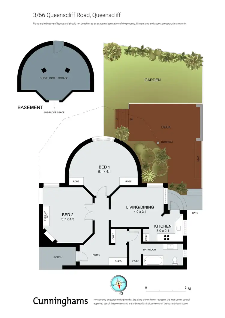 Floorplan of Homely apartment listing, 3/66 Queenscliff Road, Queenscliff NSW 2096