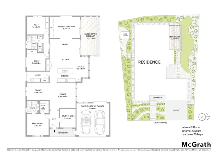 Floorplan of Homely house listing, 14 Clydesdale Way, Highton VIC 3216