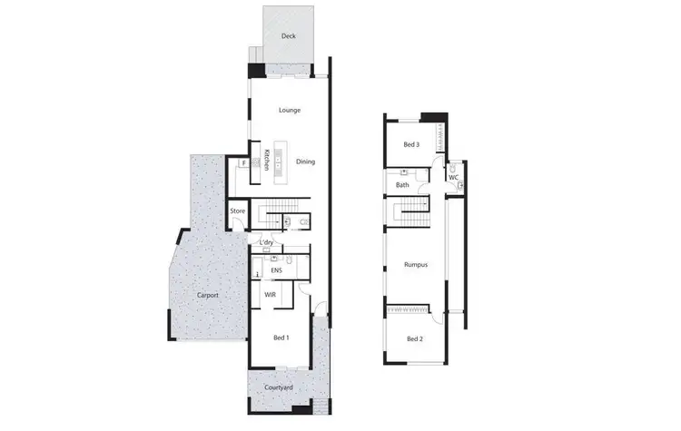Floorplan of Homely house listing, 2/4 Ossa Place, Lyons ACT 2606
