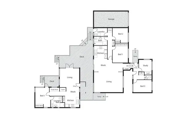 Floorplan of Homely house listing, 22 Kidston Crescent, Curtin ACT 2605