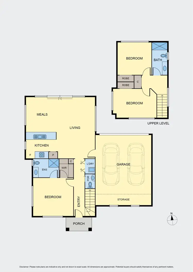 Floorplan of Homely townhouse listing, 8/96 Station Road, Gisborne VIC 3437
