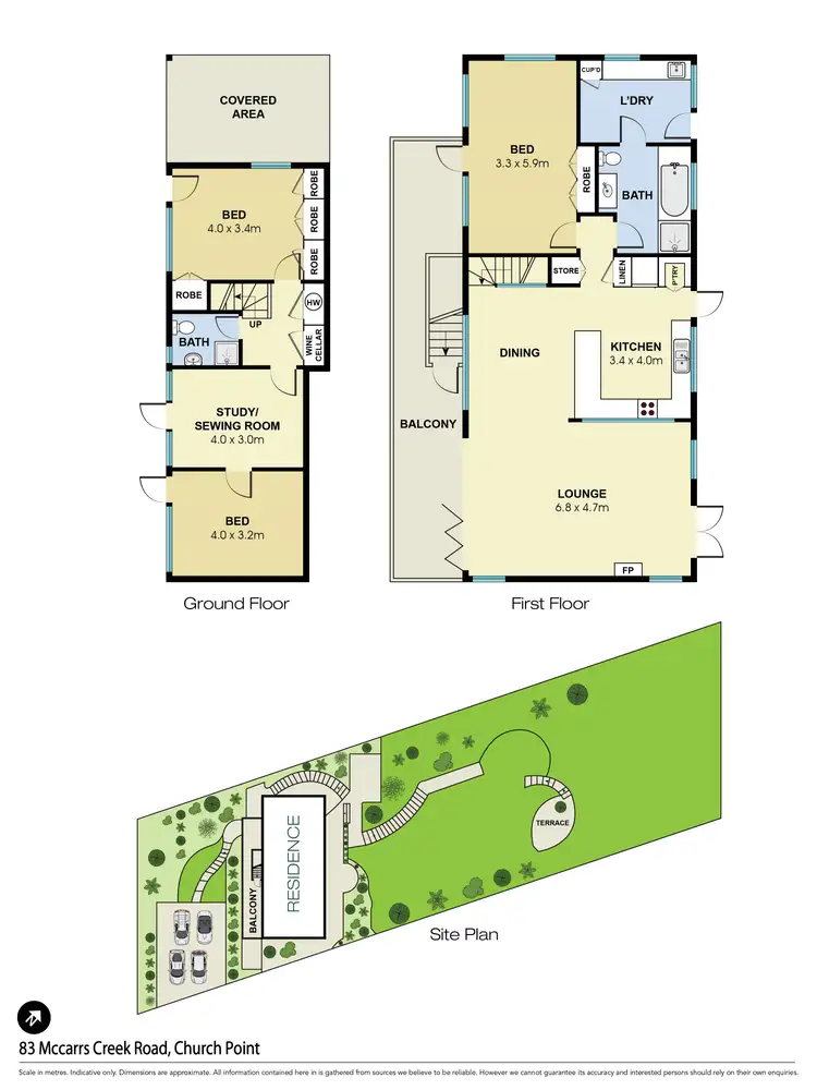 Floorplan of Homely house listing, 83 McCarrs Creek Road, Church Point NSW 2105