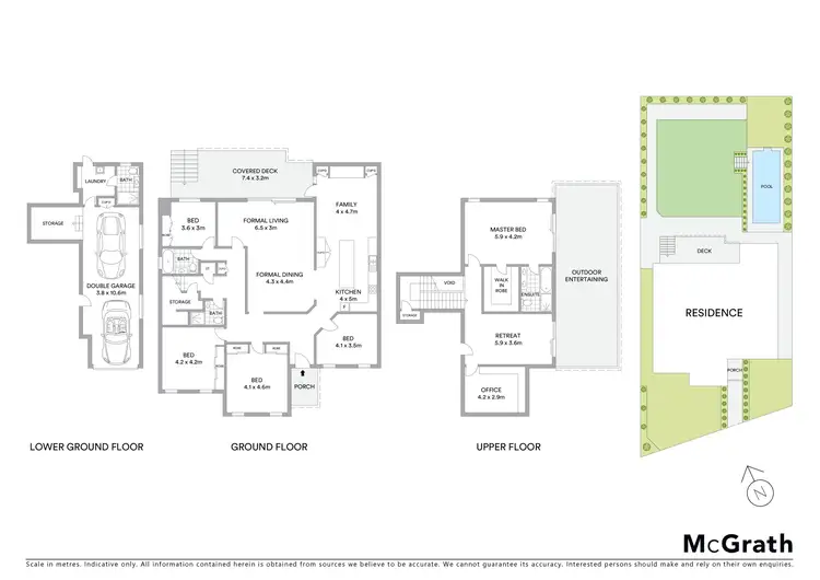Floorplan of Homely house listing, 18 Upper Cliff Road, Northwood NSW 2066