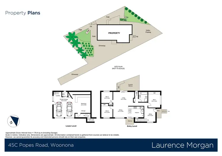 Floorplan of Homely house listing, 45C Popes Road, Woonona NSW 2517