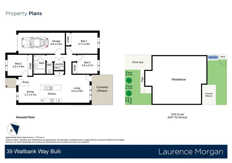 Floorplan of Homely house listing, 39 Wallbank Way, Bulli NSW 2516