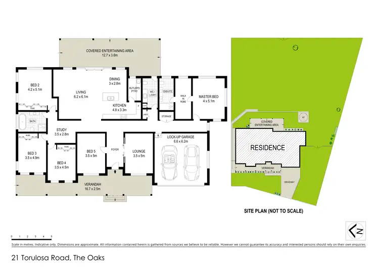 Floorplan of Homely house listing, 21 Torulosa Road, The Oaks NSW 2570