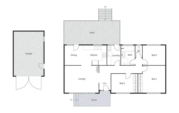 Floorplan of Homely house listing, 13 Maygar Street, Hughes ACT 2605