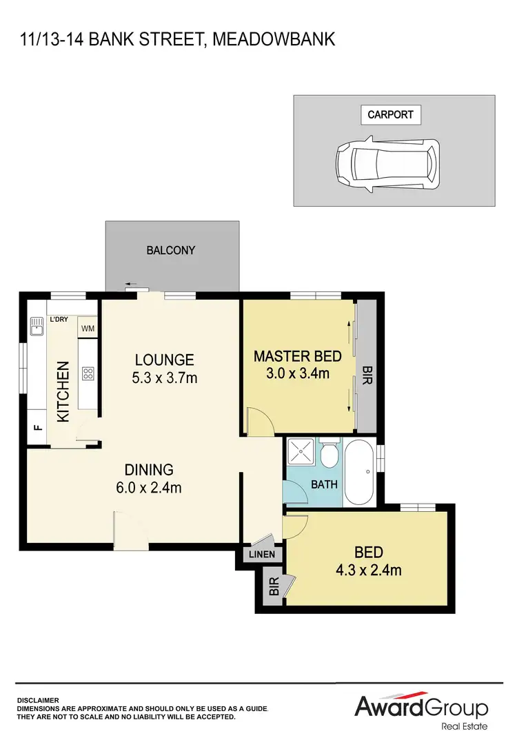 Floorplan of Homely unit listing, 11/13-14 Bank Street, Meadowbank NSW 2114
