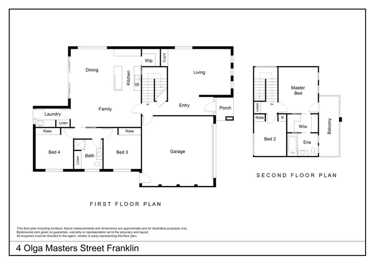 Floorplan of Homely house listing, 4 Olga Master Street, Franklin ACT 2913