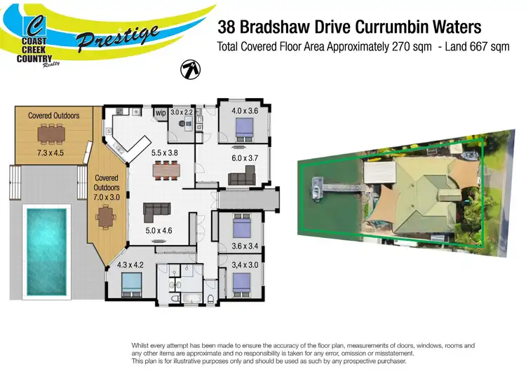 Floorplan of Homely house listing, 38 Bradshaw Drive, Currumbin Waters QLD 4223