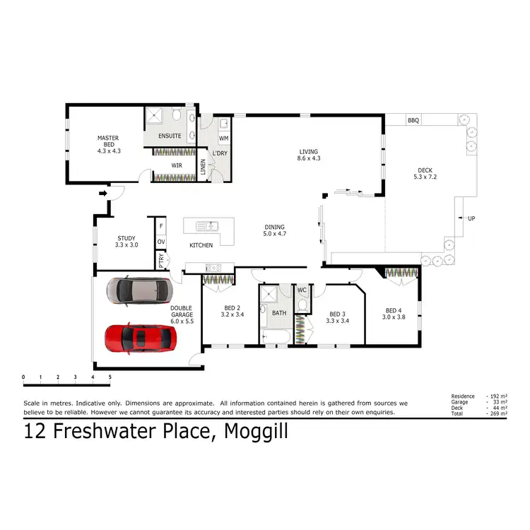 Floorplan of Homely house listing, 12 Freshwater Place, Moggill QLD 4070