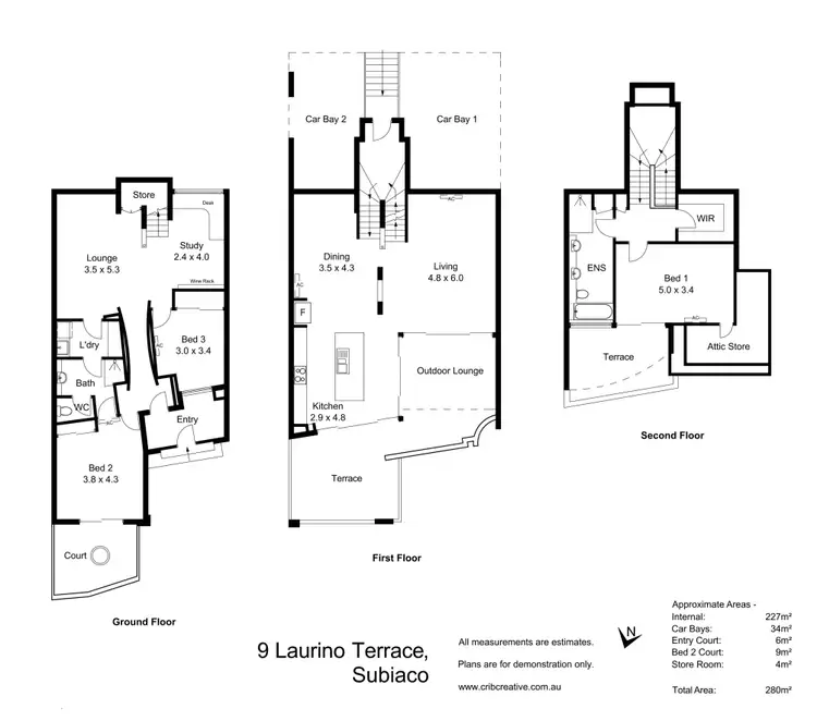 Floorplan of Homely house listing, 9 Laurino Terrace, Subiaco WA 6008