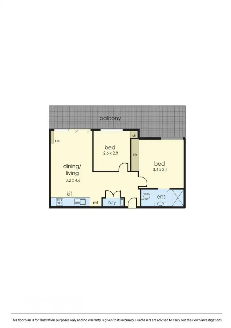 Floorplan of Homely apartment listing, Address available on request