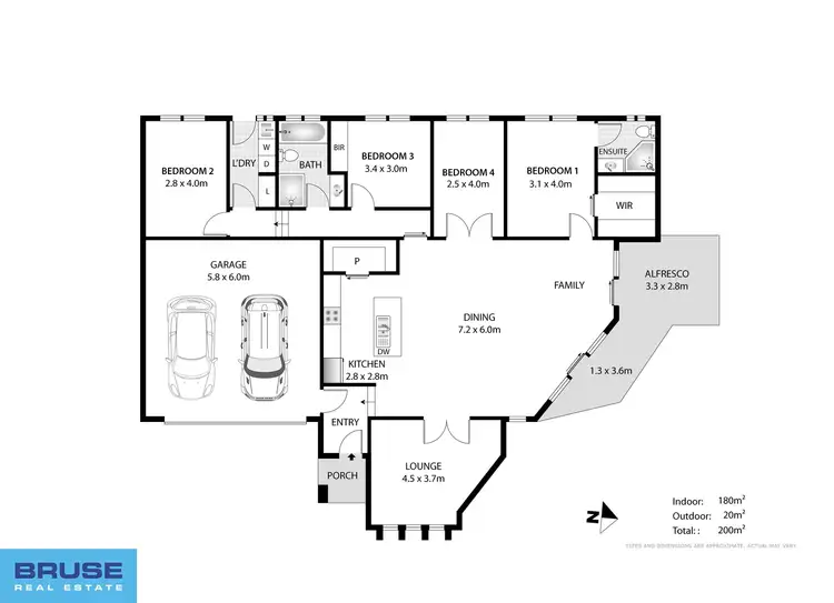 Floorplan of Homely house listing, 2A Hudson Avenue, Rostrevor SA 5073