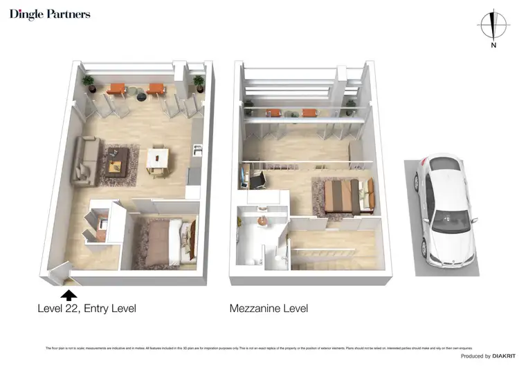 Floorplan of Homely unit listing, 2207/60 Market Street, Melbourne VIC 3000