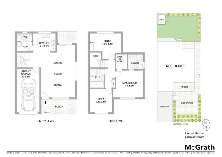 Floorplan of Homely house listing, 42a Wyndora Avenue, Freshwater NSW 2096