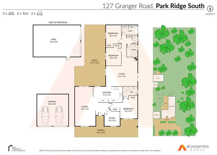 Floorplan of Homely house listing, 127-129 Granger Road, Park Ridge South QLD 4125