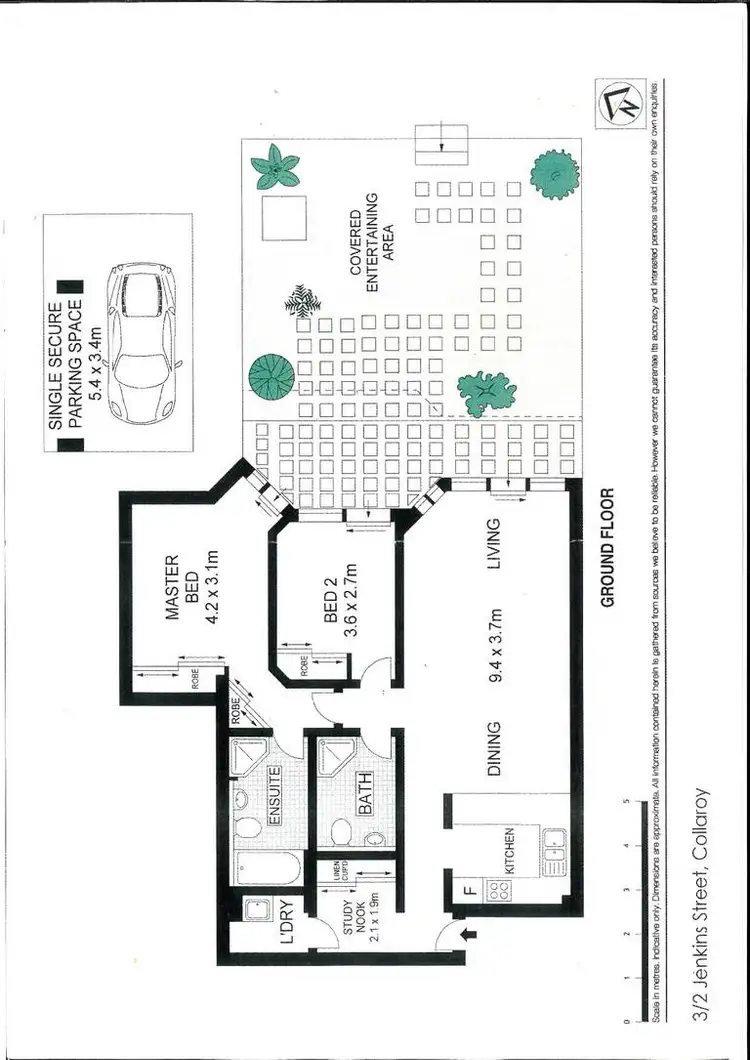 Floorplan of Homely apartment listing, 3/2-10 Jenkins Street, Collaroy NSW 2097