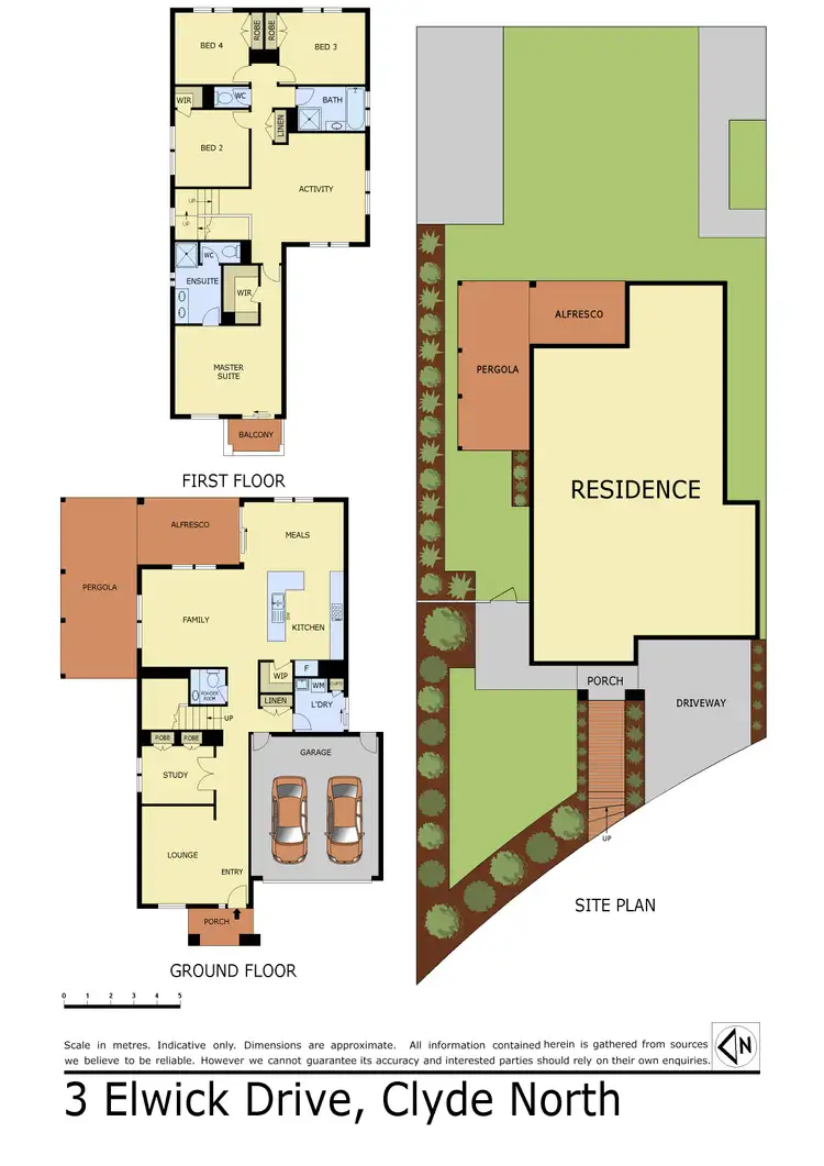 Floorplan of Homely house listing, 3 Elwick Drive, Clyde North VIC 3978
