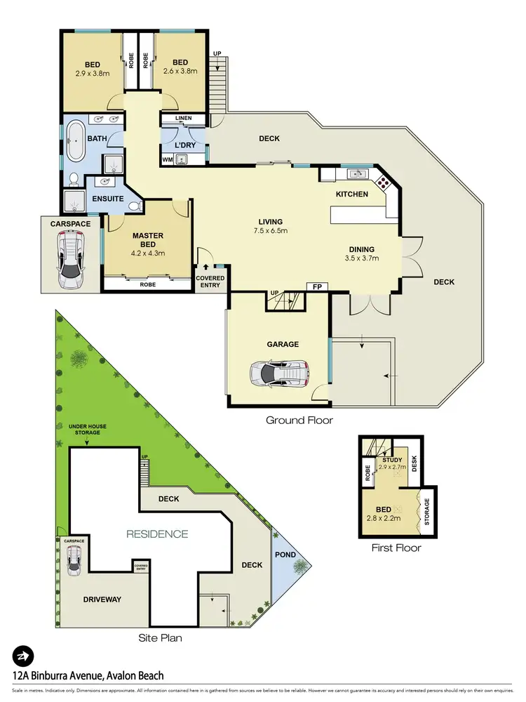 Floorplan of Homely house listing, 12A Binburra Avenue, Avalon Beach NSW 2107