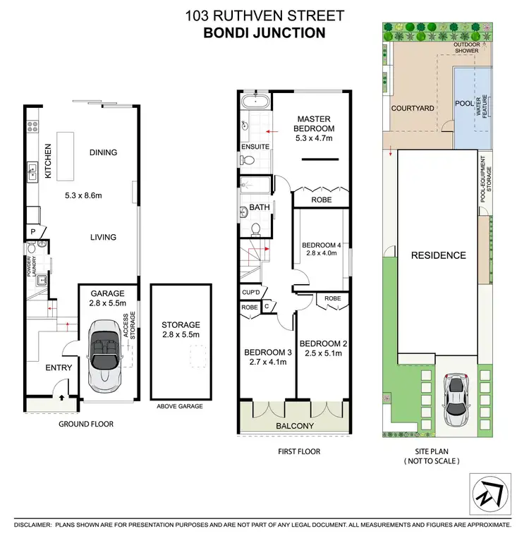 Floorplan of Homely house listing, 103 Ruthven Street, Bondi Junction NSW 2022