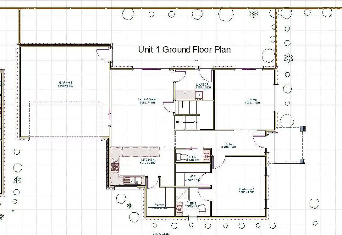 Floorplan of Homely townhouse listing, 1/45 Screen Street, Frankston VIC 3199