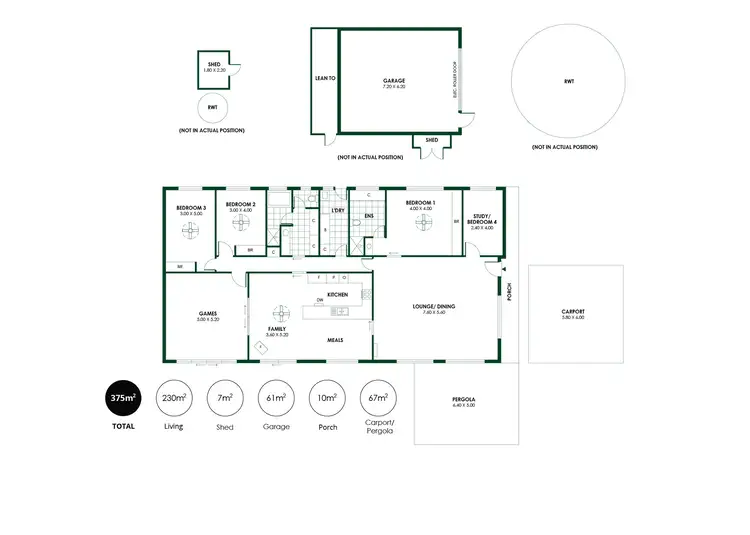 Floorplan of Homely house listing, 77 Murdoch Hill Road, Woodside SA 5244