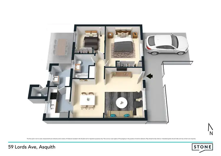 Floorplan of Homely house listing, 59 Lords Avenue, Asquith NSW 2077