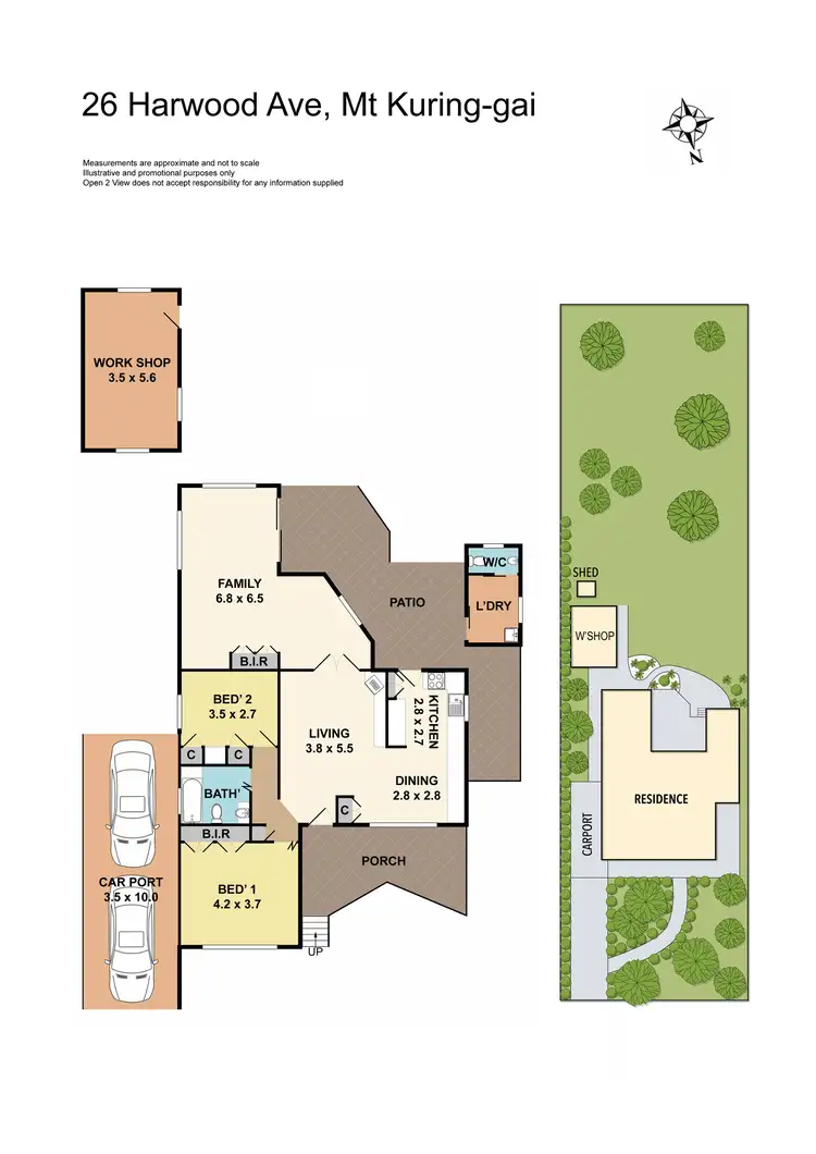 Floorplan of Homely house listing, 26 Harwood Avenue, Mount Kuring-Gai NSW 2080