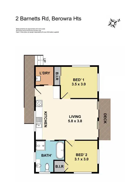 Floorplan of Homely house listing, 2 Barnetts Road, Berowra Heights NSW 2082
