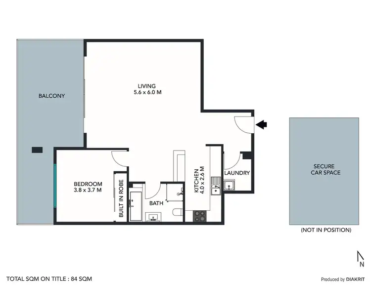 Floorplan of Homely apartment listing, 311/3-11 Orara Street, Waitara NSW 2077