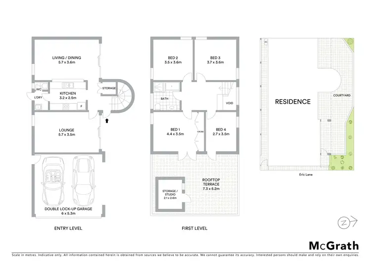 Floorplan of Homely house listing, 8A Lang Street, Mosman NSW 2088
