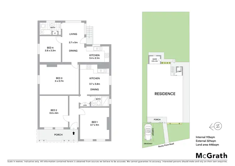 Floorplan of Homely house listing, 18 Rocky Point Road, Kogarah NSW 2217