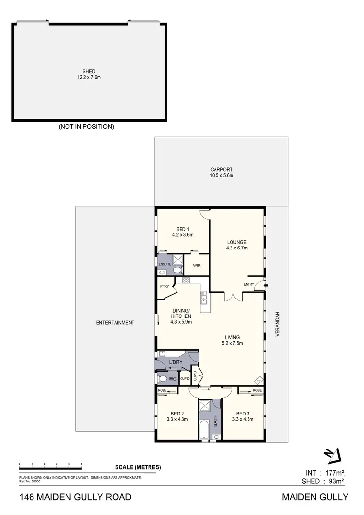 Floorplan of Homely house listing, 146 Maiden Gully Road, Maiden Gully VIC 3551
