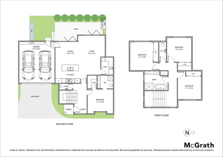 Floorplan of Homely townhouse listing, 2/20 Oxford Street, Camberwell VIC 3124