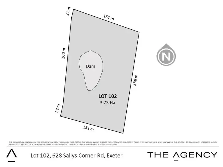 Floorplan of Homely land listing, LOT 102, 628 Sallys Corners Road, Exeter NSW 2579