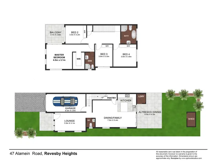 Floorplan of Homely semi-detached listing, 47 Alamein Road, Revesby Heights NSW 2212