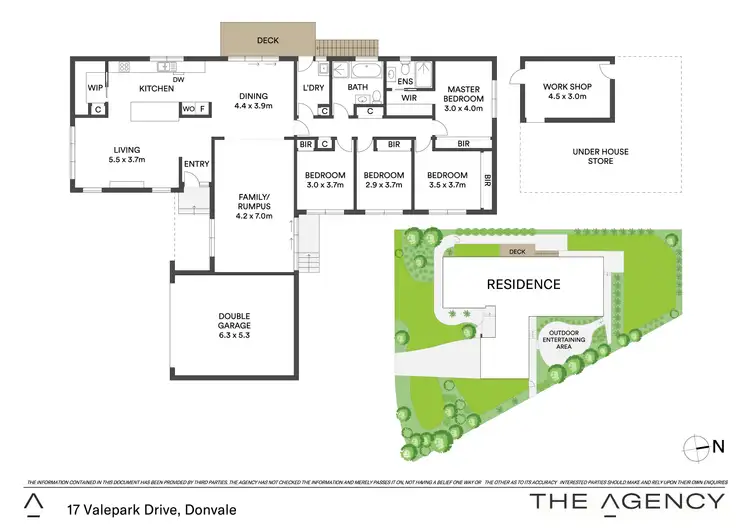 Floorplan of Homely house listing, 17 Valepark Drive, Donvale VIC 3111